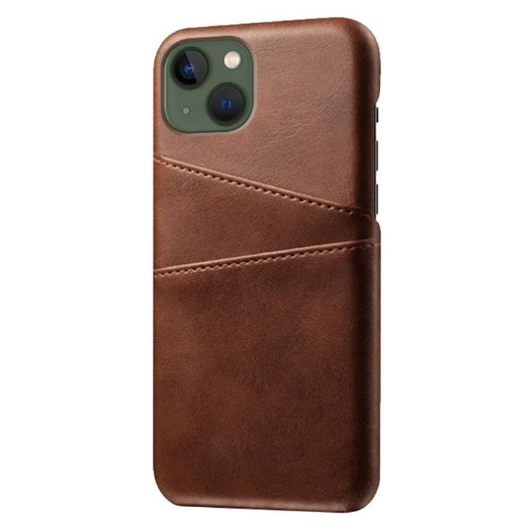iPhone 14 Plus Skal Korthållare PU Läder