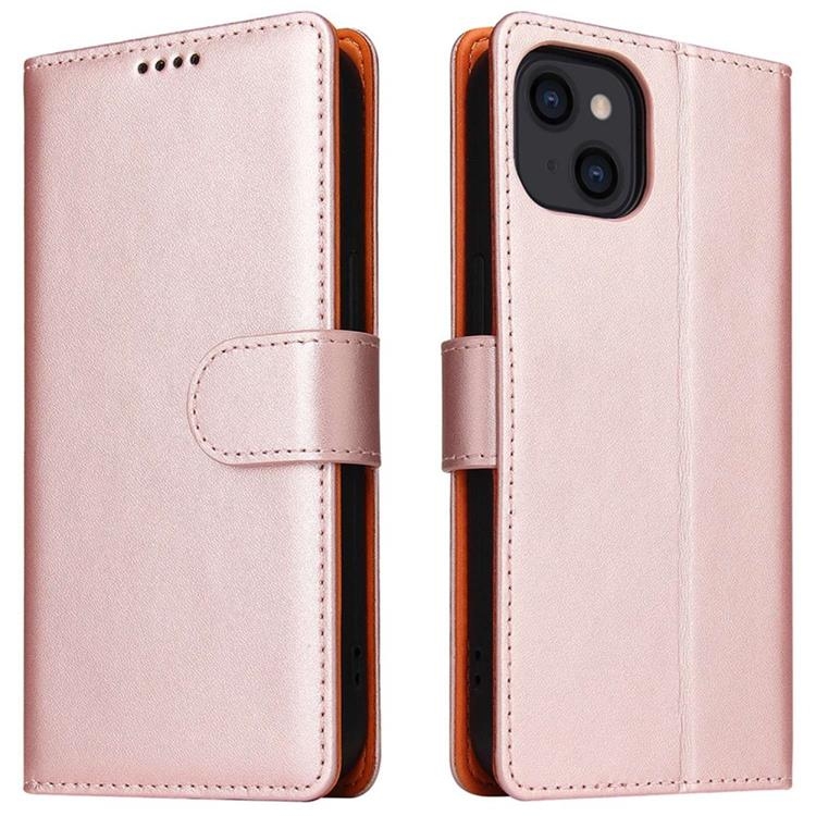 iPhone 14 Plus Plånboksfodral Dual Flip - Rosa