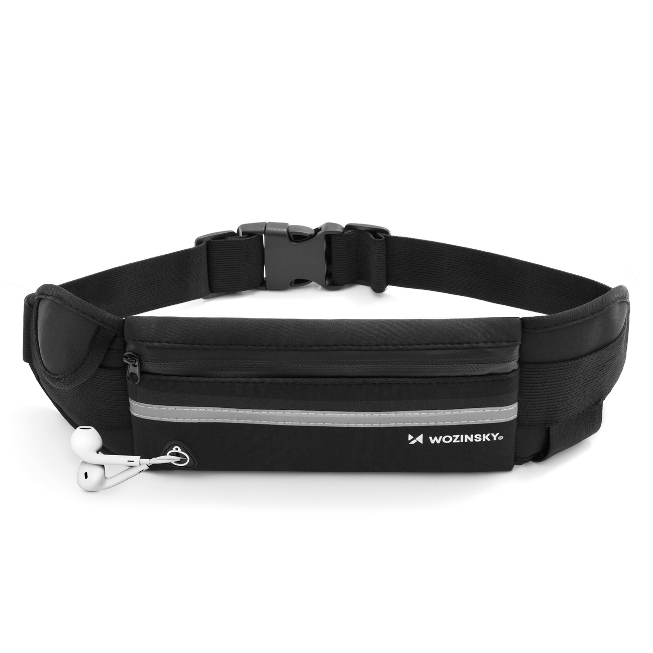 Wozinsky expanderbart löparbälte/Waistband - Svart