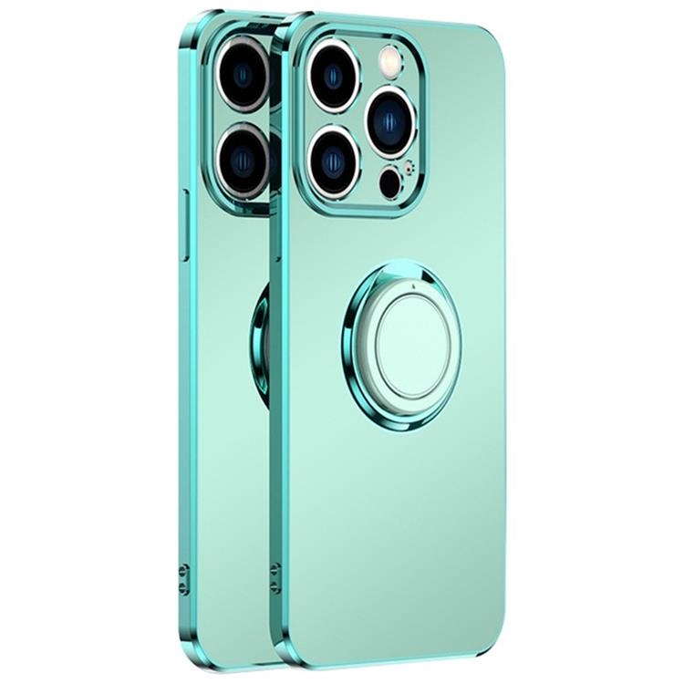 iPhone 14 Plus Skal Ringhållare Electroplating Kickstand