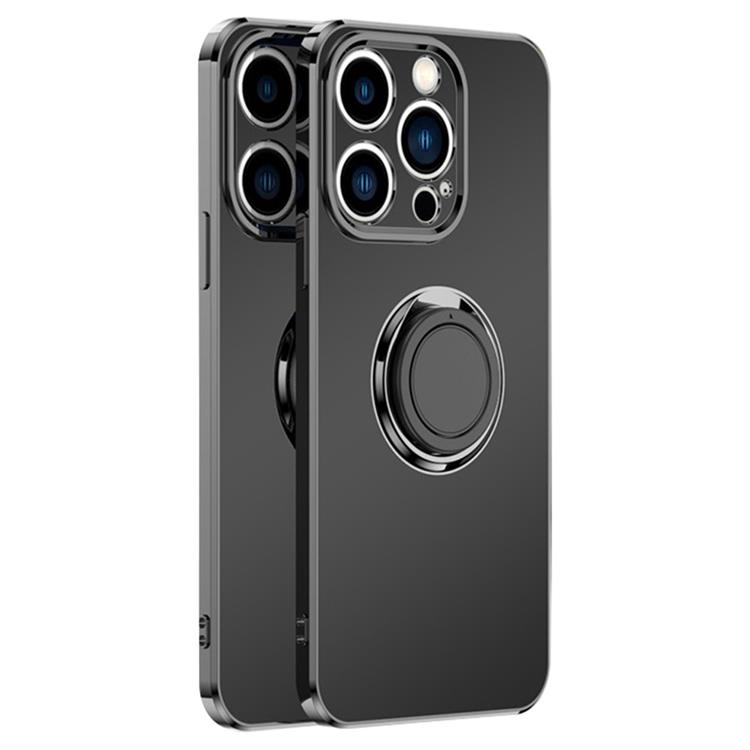 iPhone 14 Pro Skal Ringhållare Electroplating Kickstand