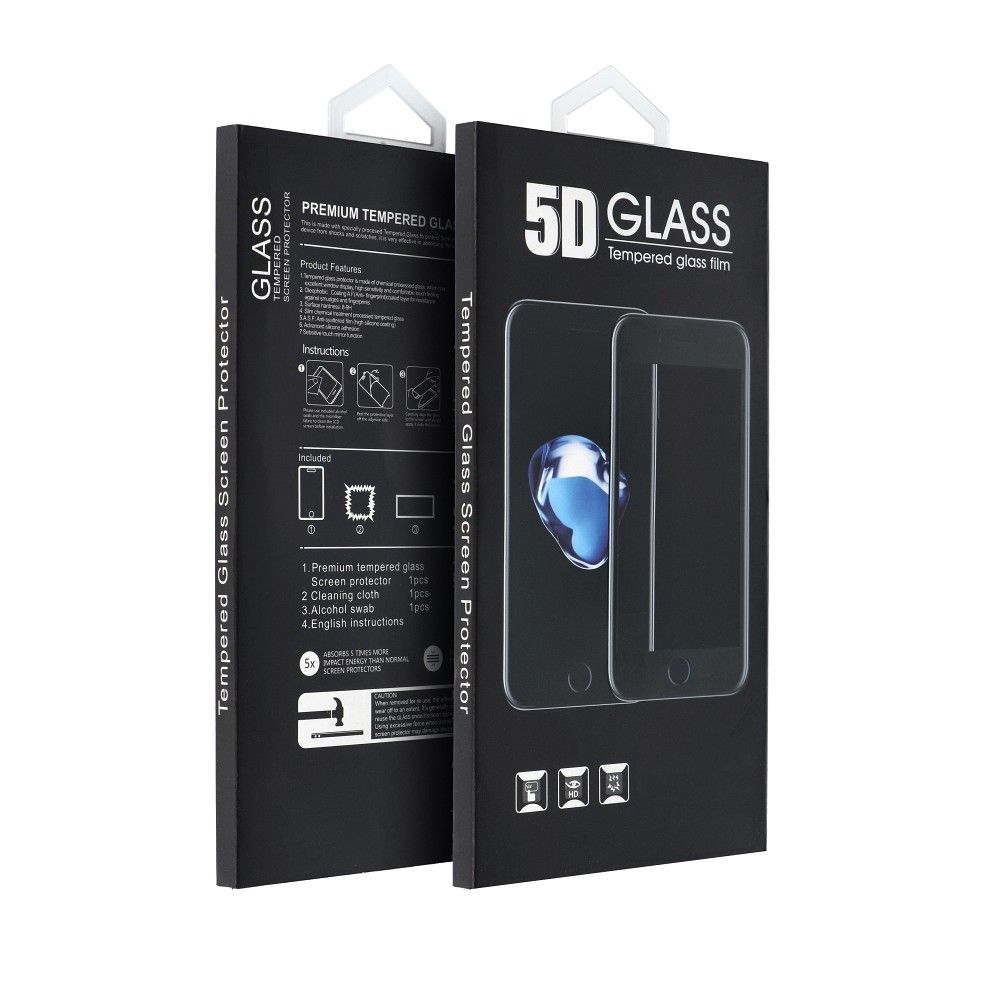 Galaxy A04s 4G/A13 4G/5G Härdat Glas Skärmskydd 5D Full Glue - Svart