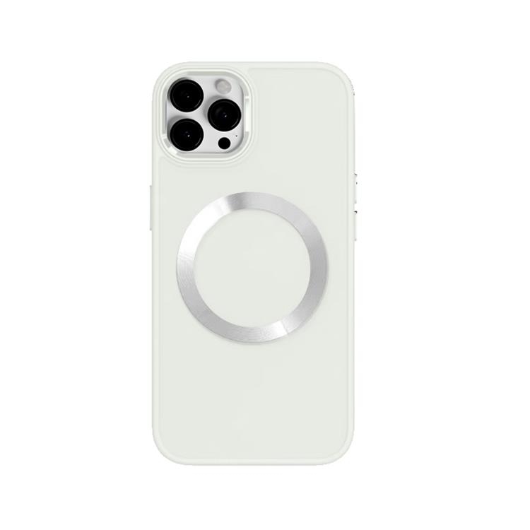 BOOM iPhone 13 Pro Max Skal Magsafe Liquid Silicone - Ljus Pistachio
