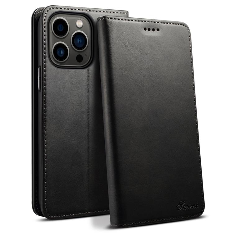 SUTENI iPhone 14 Pro Plånboksfodral Magnetic Kickstand