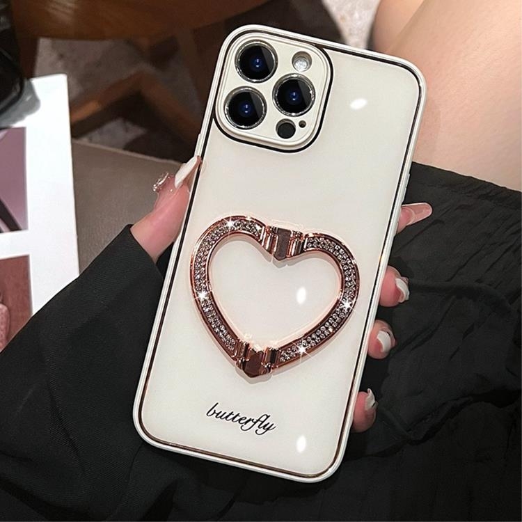 iPhone 14 Pro Max Skal Heart Kickstand