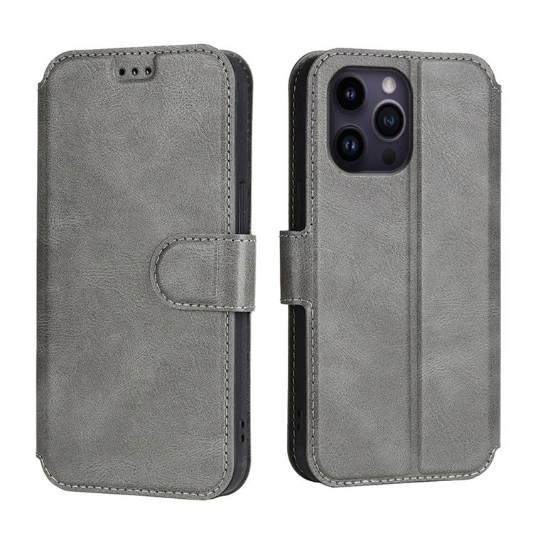 BOOM iPhone 14 Pro Max Plånboksfodral Calfskin