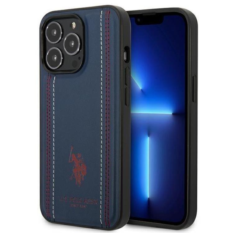US Polo iPhone 14 Pro Max Skal Lädersöm