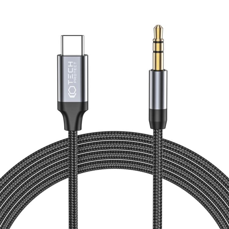 Tech-Protect USB-C To Aux Mini (3.5mm) Kabel 120 cm