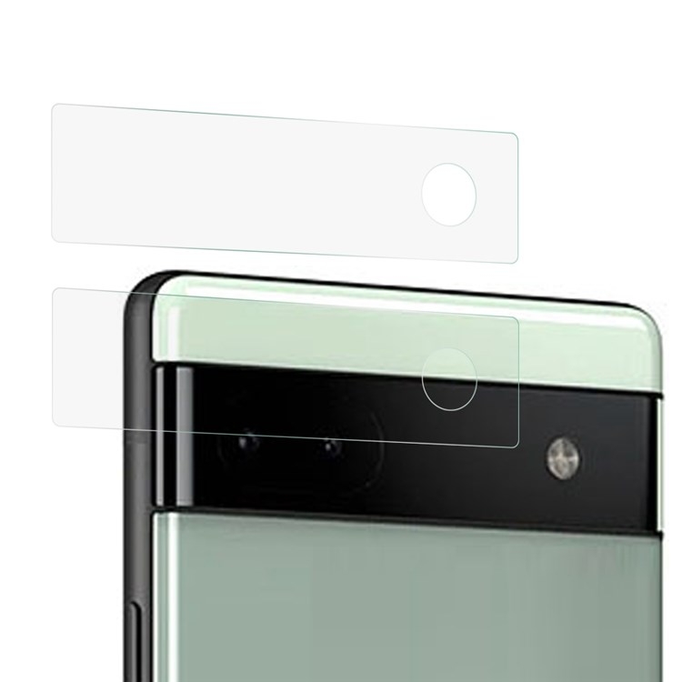 [2-PACK] Google Pixel 6a Härdat glas Kameralinsskydd