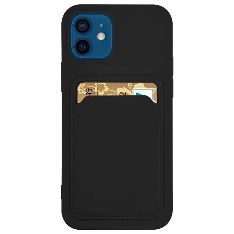 Galaxy S22 Plus Skal Korthållare Silicone - Svart