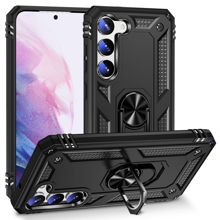 Galaxy S23 Plus Skal Ringhållare Kickstand
