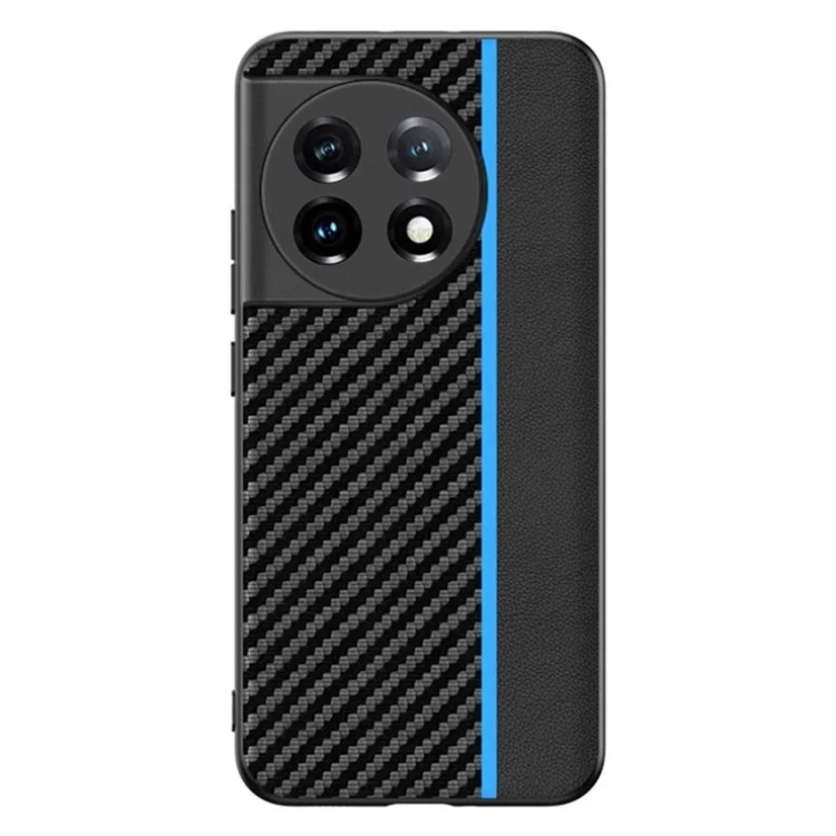 Mobilskal till OnePlus 11 Carbon Fiber PU-Läder