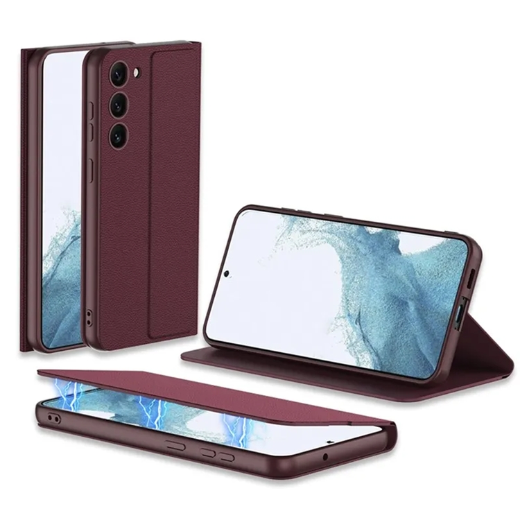 GKK Galaxy S23 Plus Mobilfodral Magnetic PU-Läder