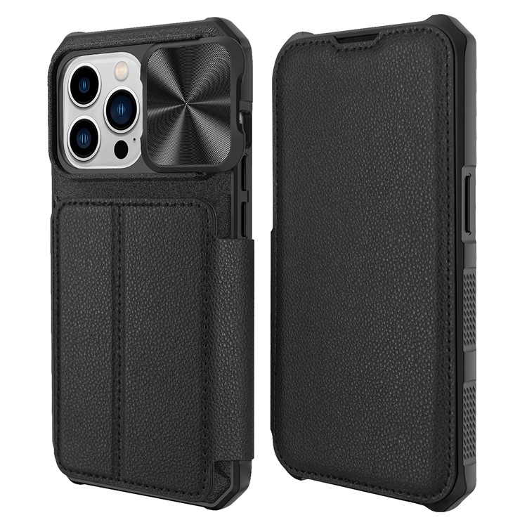 iPhone 14 Plus Plånboksfodral PU Läder Shockproof