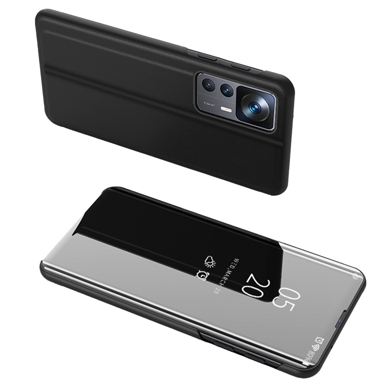 Xiaomi 12T/12T Pro Fodral Clear View Flip - Svart