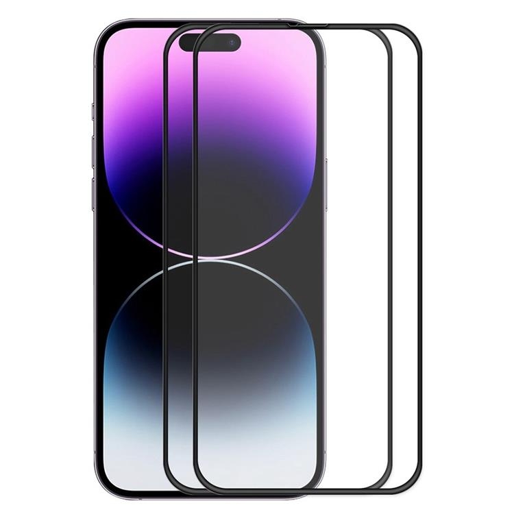 [2-PACK] iPhone 15 Pro Max Härdat Glas Skärmskydd