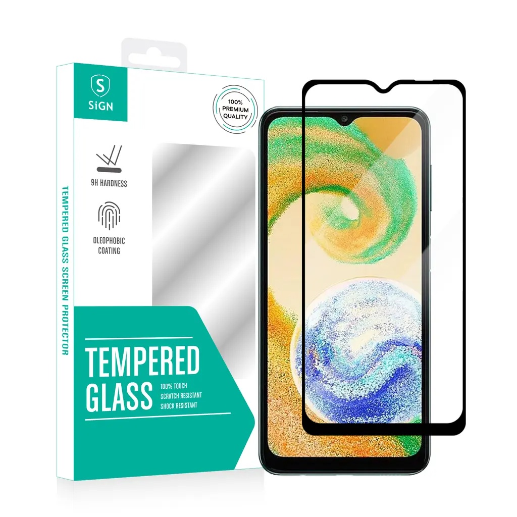 SiGN Galaxy A04s Härdat Glas Skärmskydd 2.5D