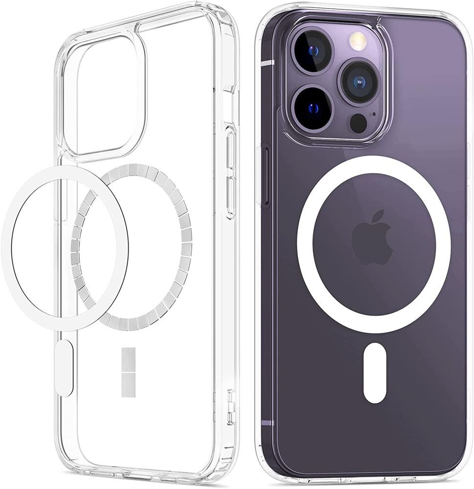 BOOM Mobilskal till iPhone 15 Pro Magsafe TPU - Transparent