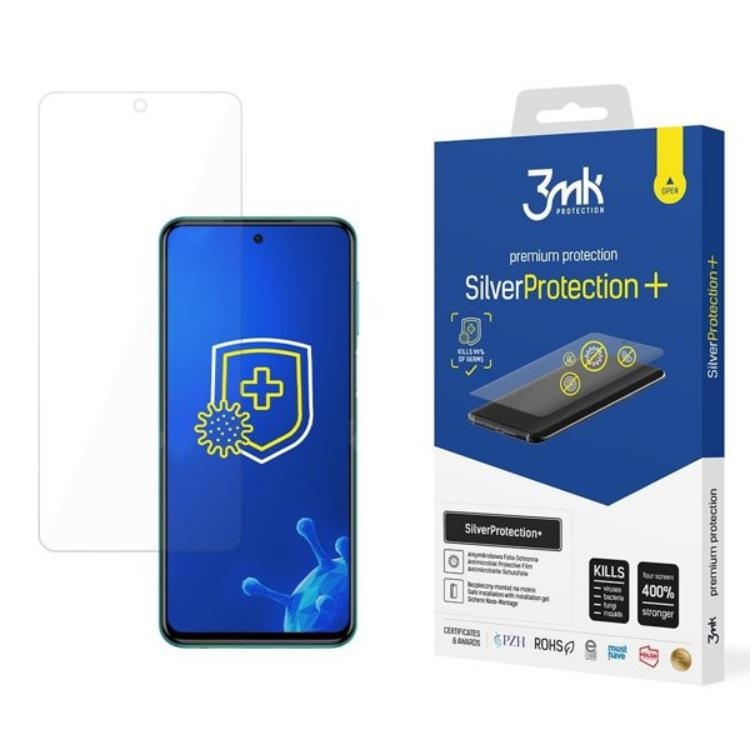 3mk Xiaomi Redmi Note 9S Plastfilm skärmskydd Silver Protection+