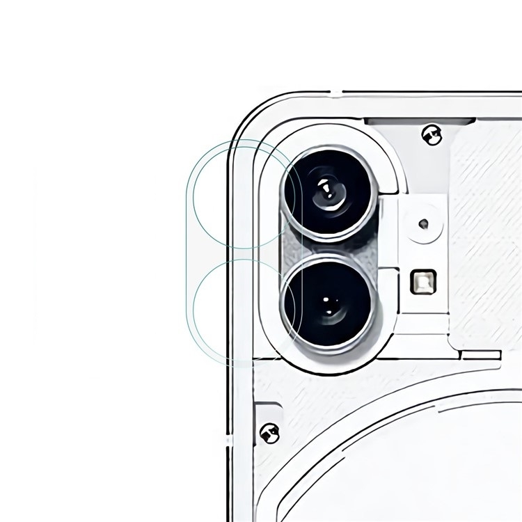 [1-PACK] Nothing Phone 1 Kameralinsskydd i Härdat glas 3D
