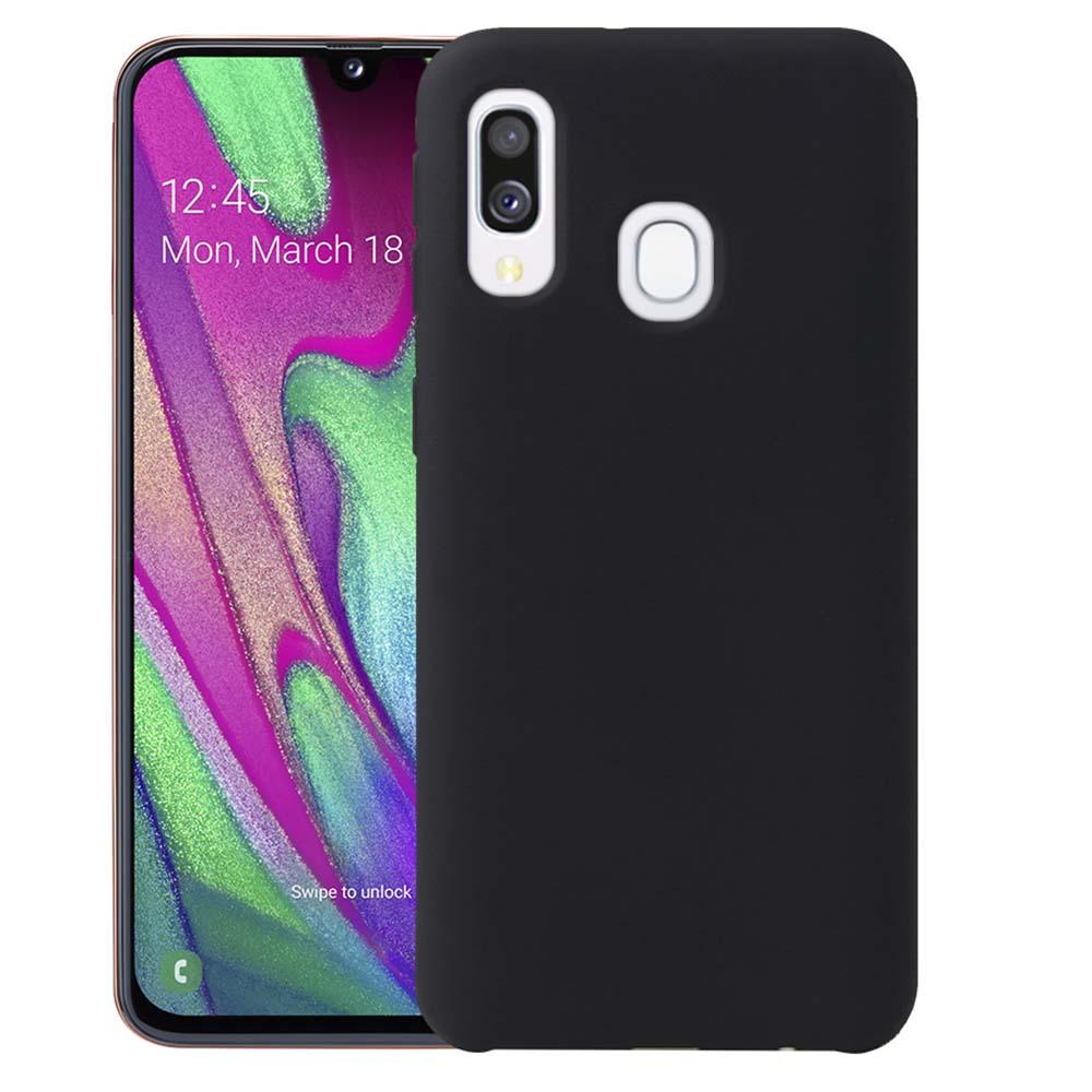Galaxy A40 - Stötdämpande Silikonskal MATT