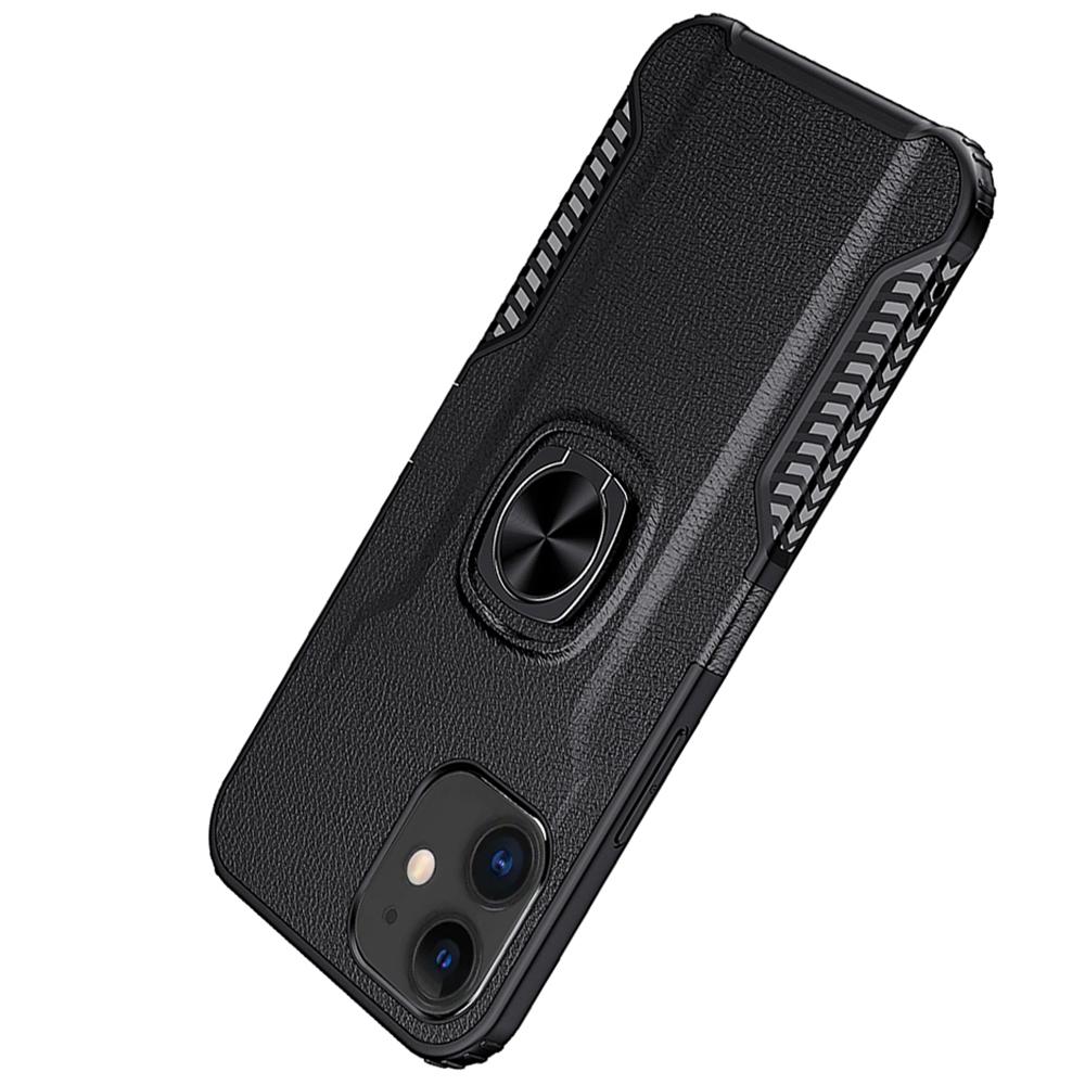 Genomtänkt Skal med Ringhållare (LEMAN) - iPhone 12 Mini