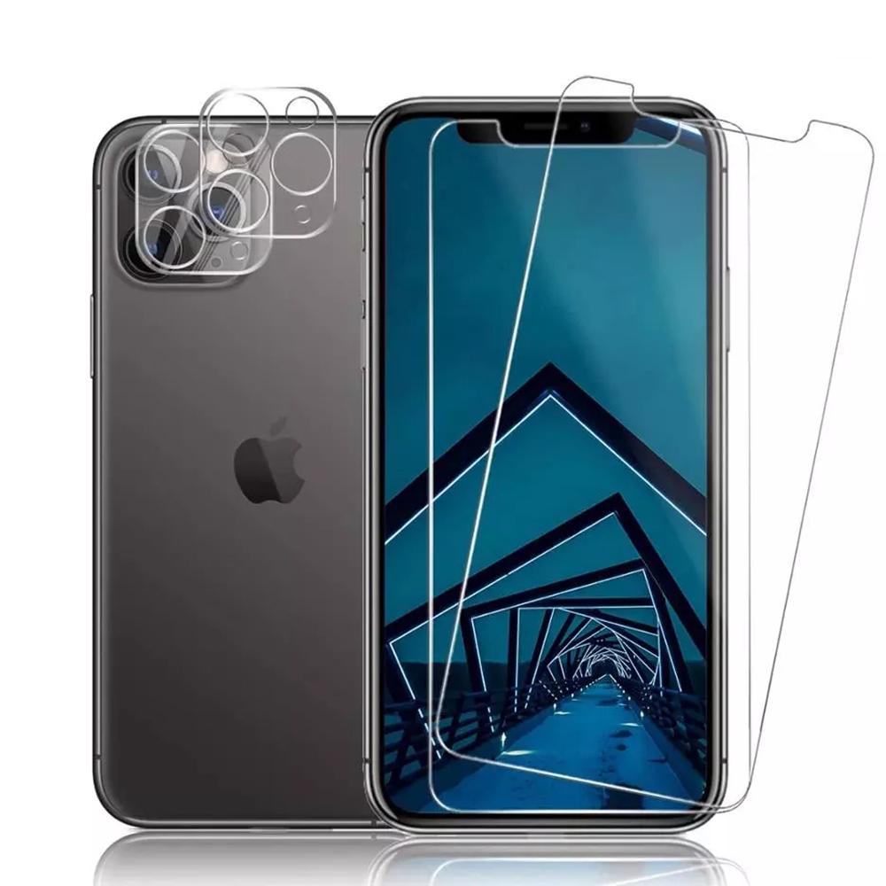 3-PACK 3-in-1 Fram- & Baksida Kameralinsskydd iPhone 12 Pro Max