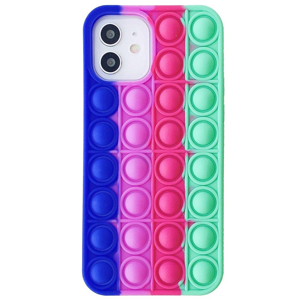 Stötdämpande Fidget Pop It Silikonskal - iPhone 12