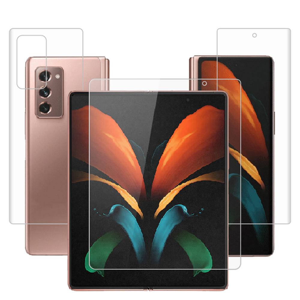 2-PACK 4-in-1 Hydrogel Skärmskydd Samsung Galaxy Z Fold 2