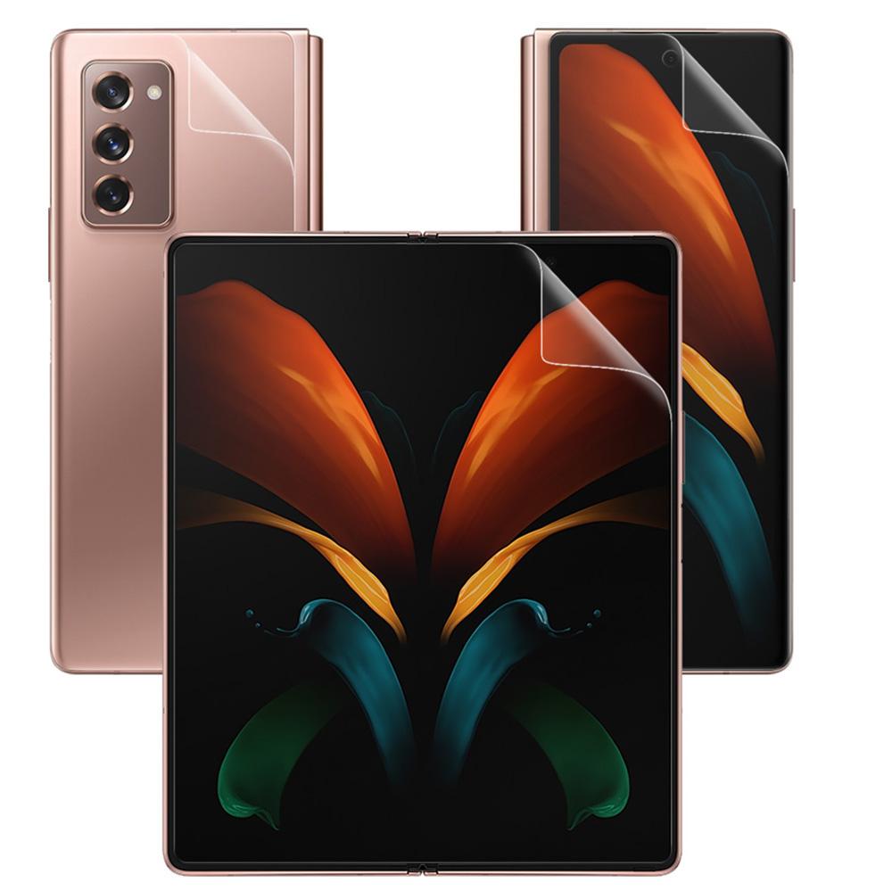 2-PACK 3-in-1 Hydrogel Skärmskydd Samsung Galaxy Z Fold 2