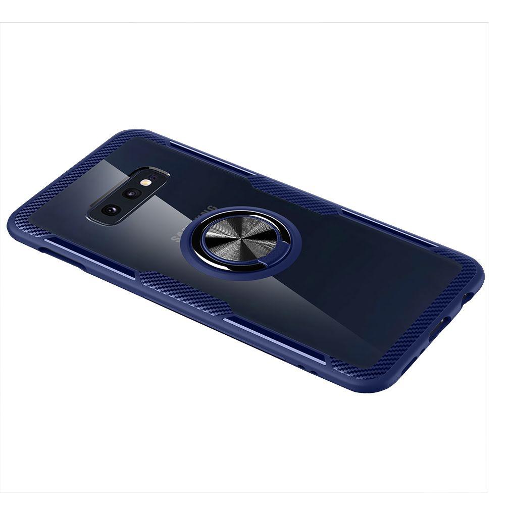 Praktiskt Skal med Ringhållare (LEMAN) - Samsung Galaxy S10