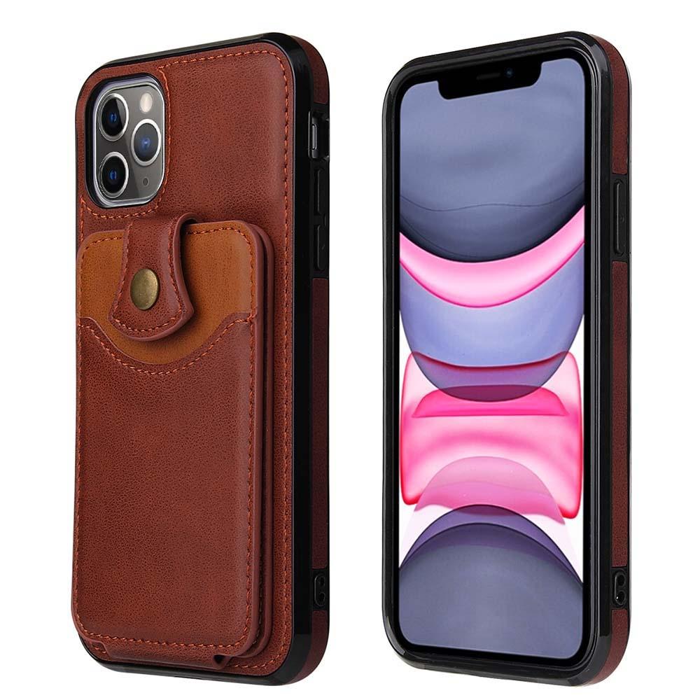 iPhone 12 Pro Max - Stilrent Smidigt Skal med Korthållare