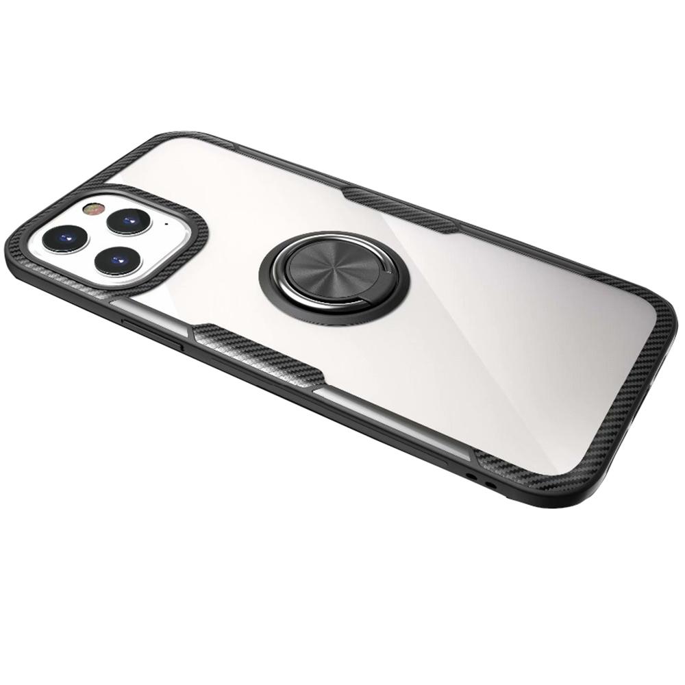 iPhone 12 Pro Max - Effektfullt Skal med Ringhållare (LEMAN)