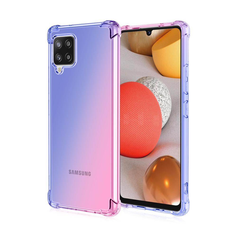 Galaxy A42 - Stilsäkert Skyddande Silikonskal (FLOVEME)