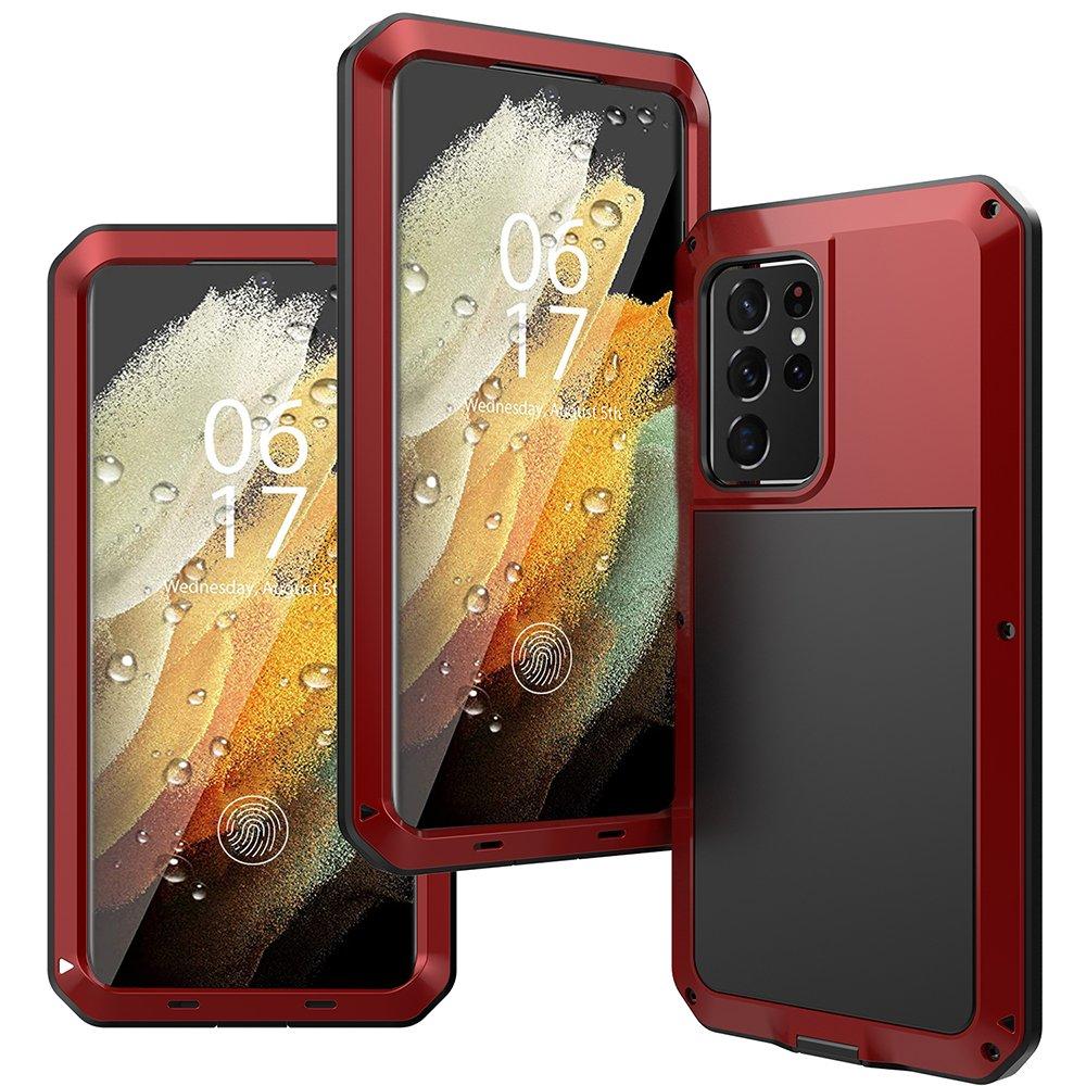 Galaxy S21 Ultra - Stilsäkert Stötdämpande Aluminium Skal