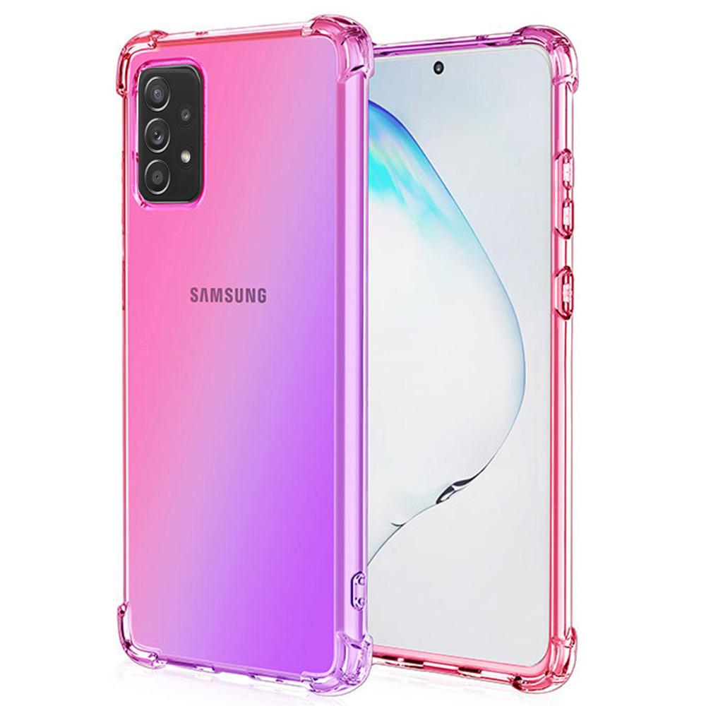 Galaxy A72 - St�td�mpande Stilrent Silikonskal