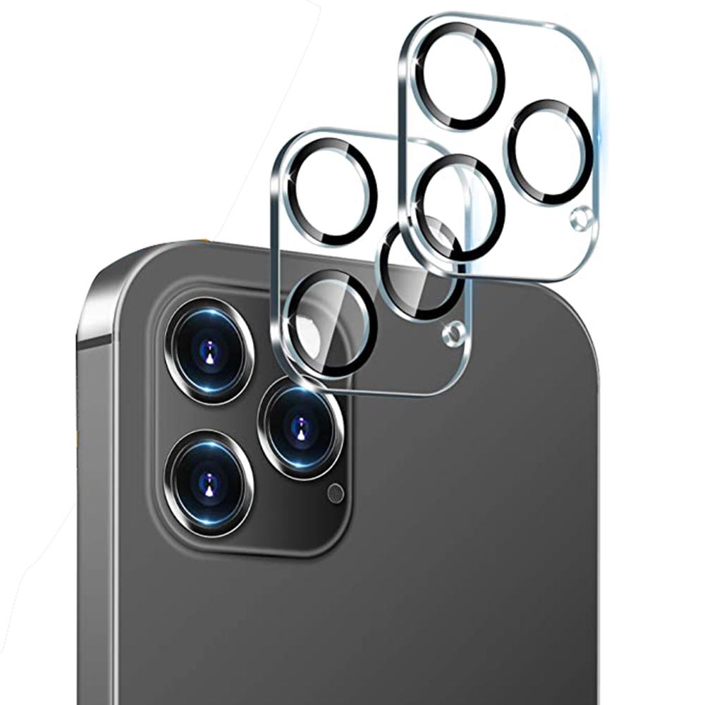 2-PACK iPhone 12 Pro Max Högkvalitativt Kameralinsskydd
