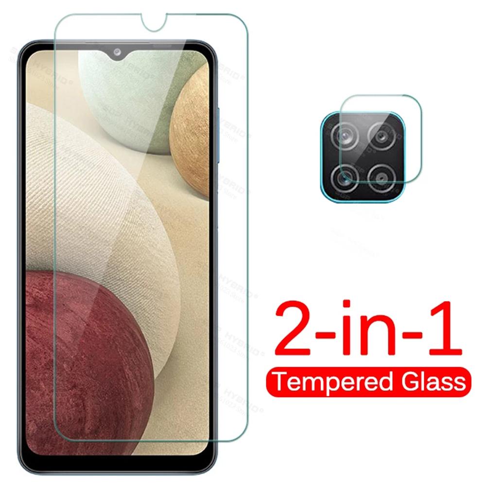 3-PACK Samsung Galaxy A12 Skärmskydd + Kameralinsskydd HD 0,3mm
