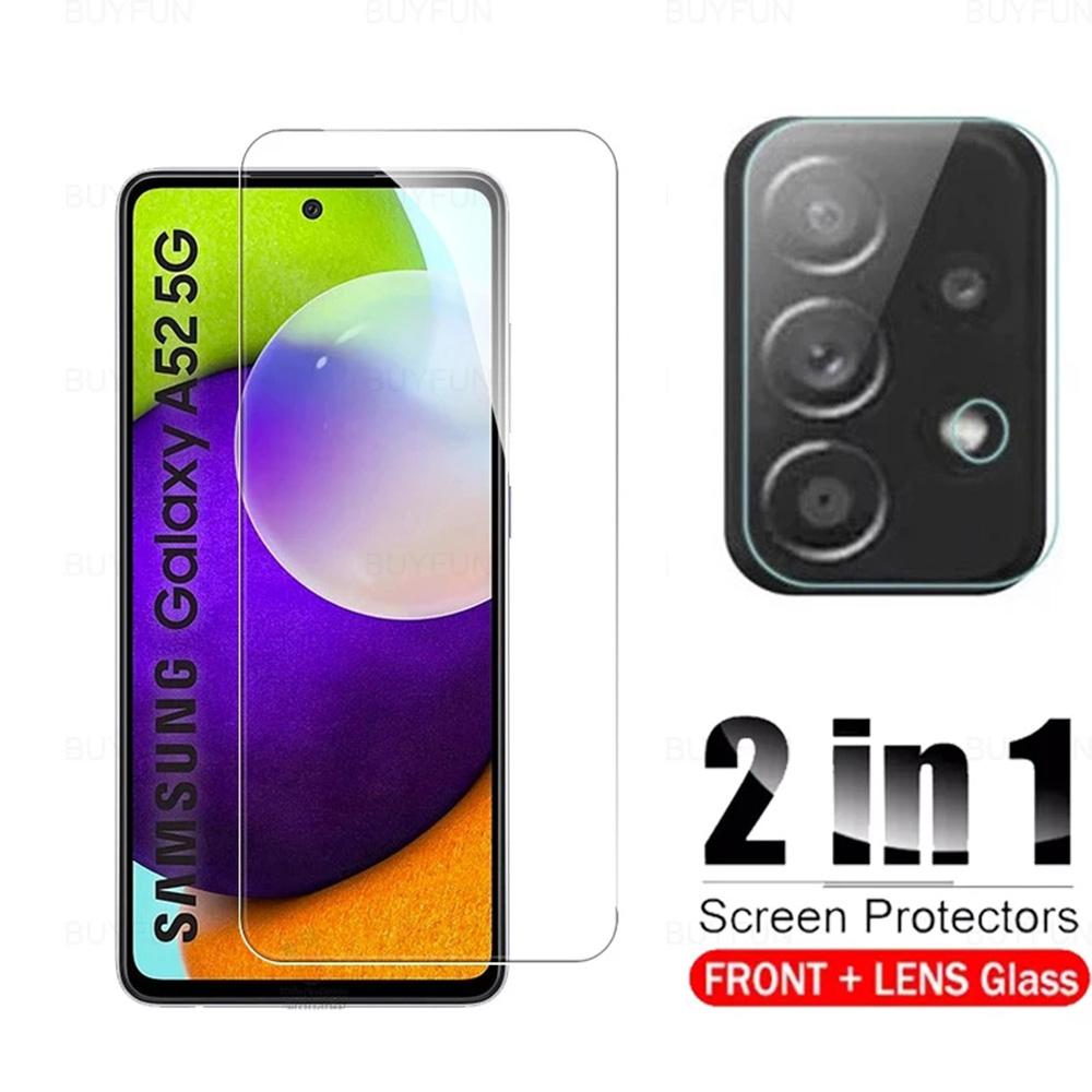 3-PACK Samsung Galaxy A72 Skärmskydd + Kameralinsskydd HD 0,3mm