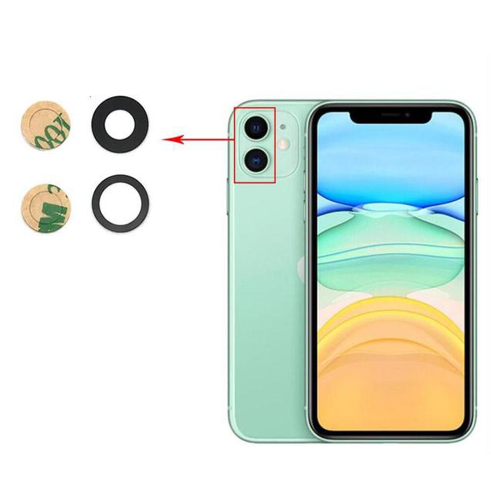 3-PACK iPhone 11 Bakre Kamerafälglins Reservdel