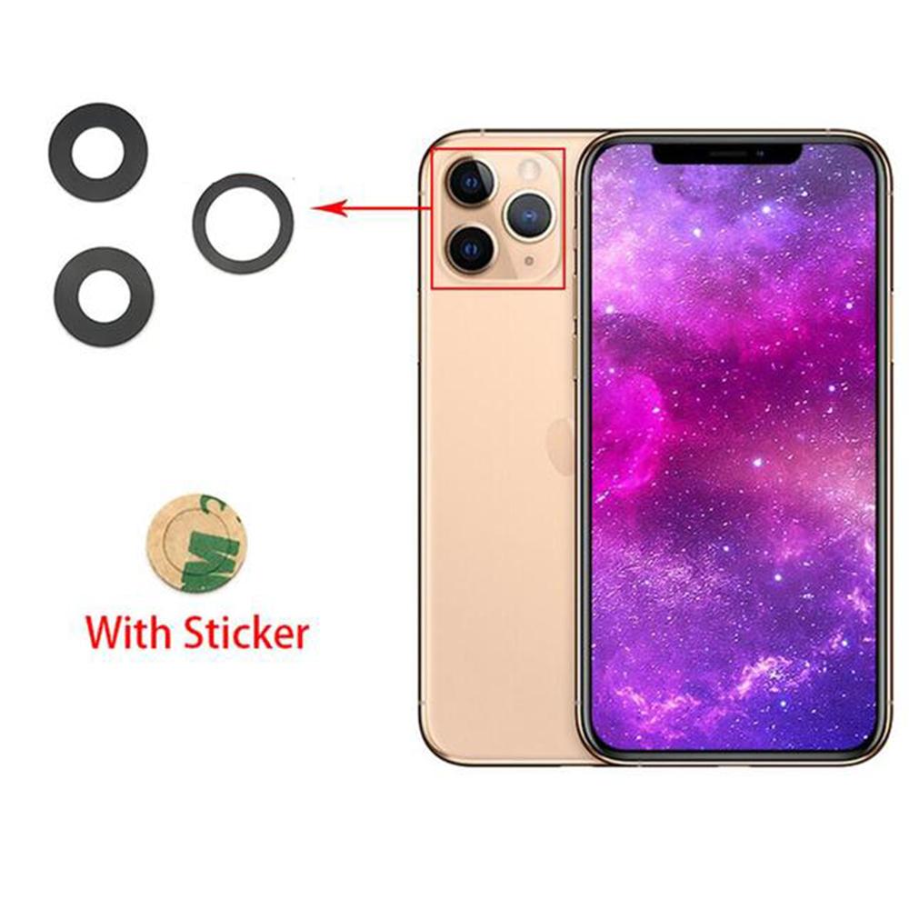 2-PACK iPhone 11 Pro Max Bakre Kamerafälglins Reservdel