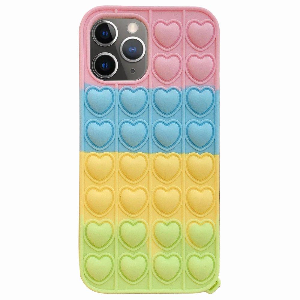 iPhone 12 Pro - Mjukt Fidget Pop It Simple Dimple Silikonskal