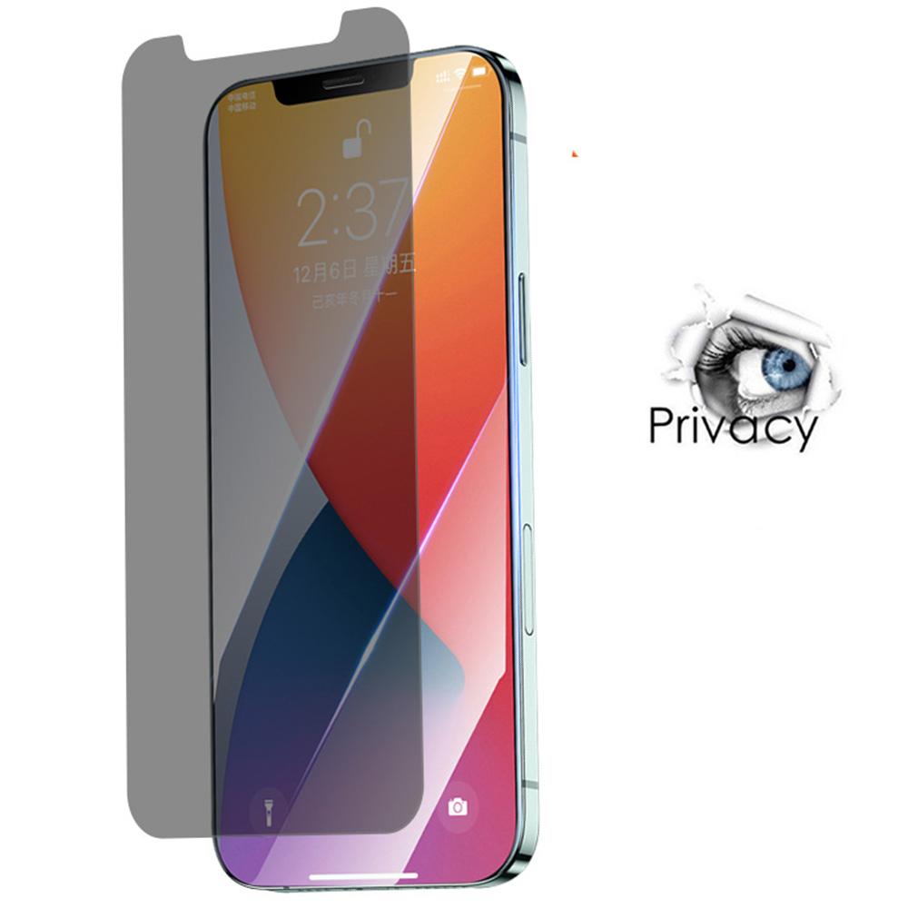 3-PACK iPhone 12 Skärmskydd Anti-Spy 0,3mm