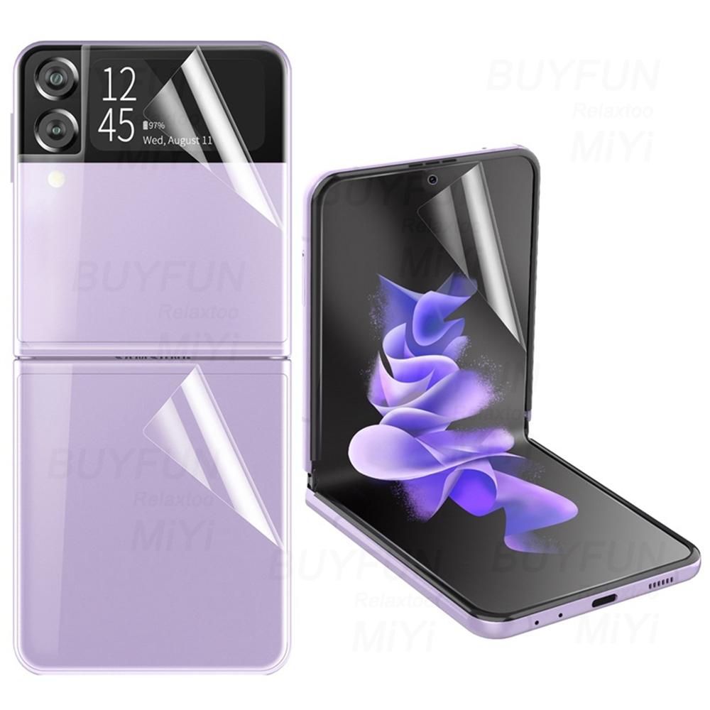 2-PACK 5-in-1 Hydrogel Skärmskydd Samsung Galaxy Z Flip 3