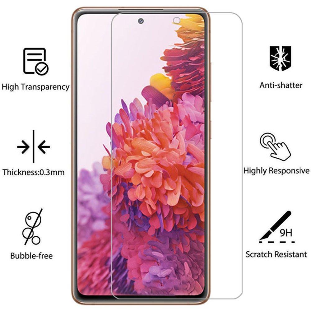 2-PACK Galaxy S20 FE Skärmskydd + Kameralinsskydd 0,2mm