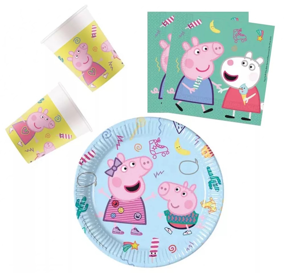 Peppa Pig Party Pack 36 pieces 8-person