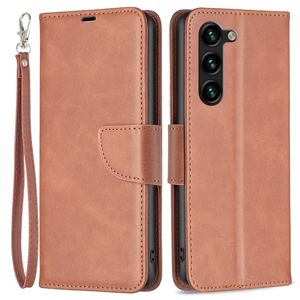 Galaxy S25 Plus / S24 Plus Fodral Solid Shark Läder