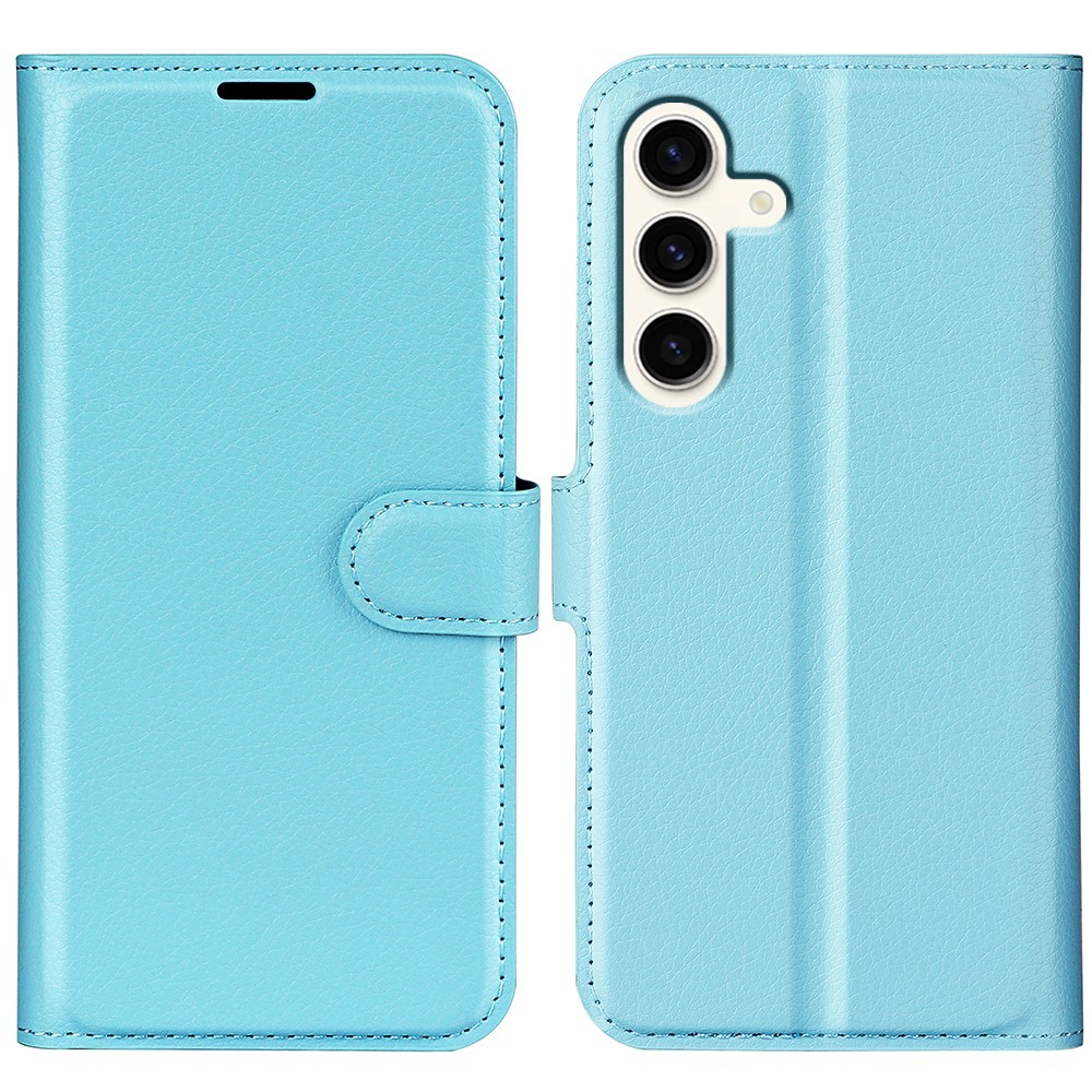 Galaxy S24 Plus Fodral Litchi Textur Ljus