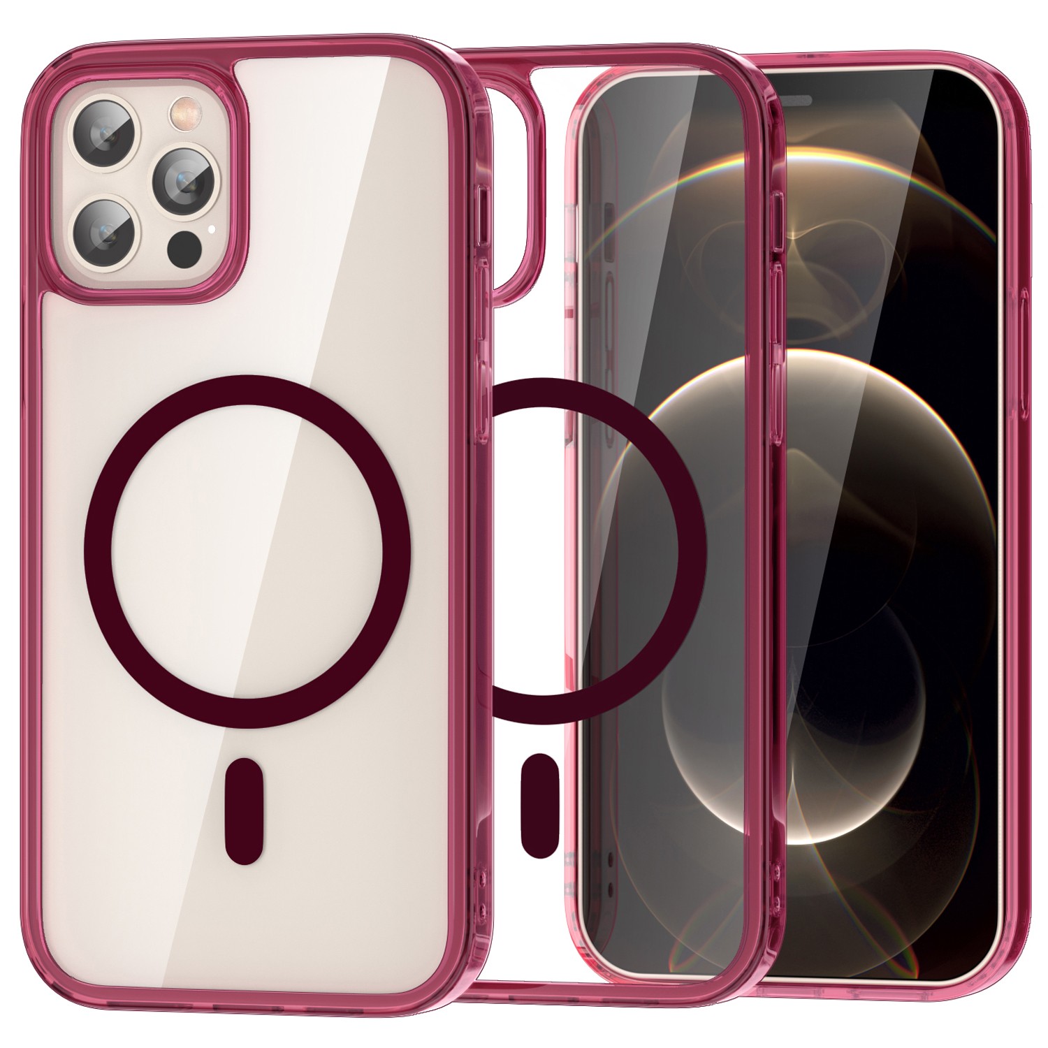 ColorPop iPhone 12 Pro Max Skal CH MagSafe Transparent