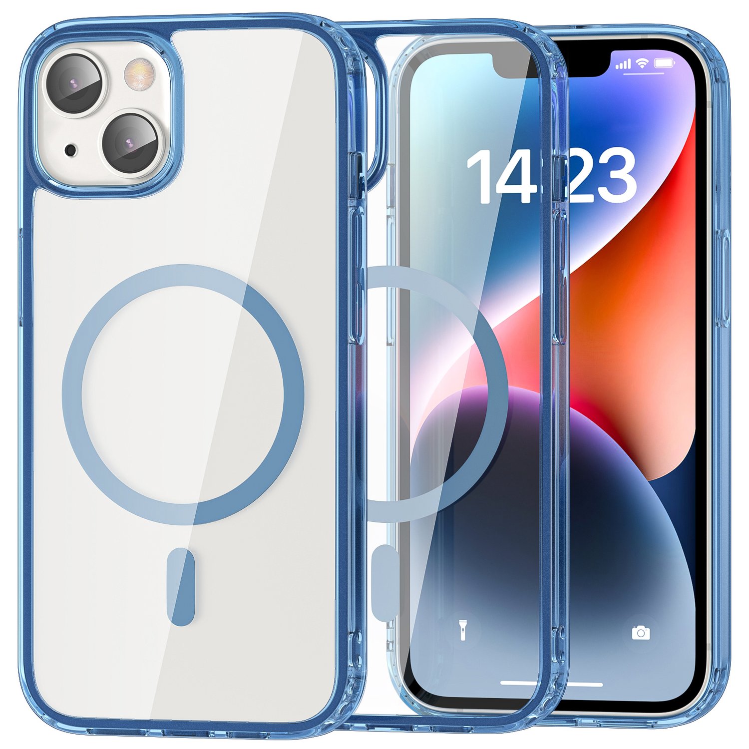 ColorPop iPhone 14 Skal CH MagSafe Transparent